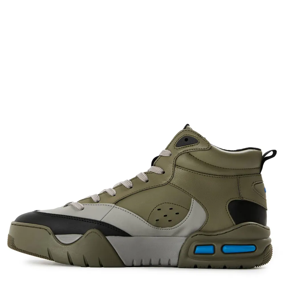 Hugo Men's Kedge Hito Napu Casual Trainers in Open Grey, additional product view 2