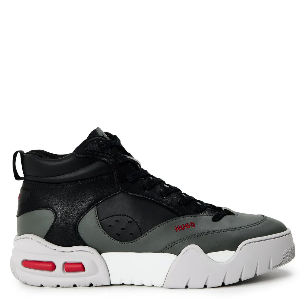 Hugo Men's Kedge Hito Napu Casual Trainers in Charcoal – Footwear