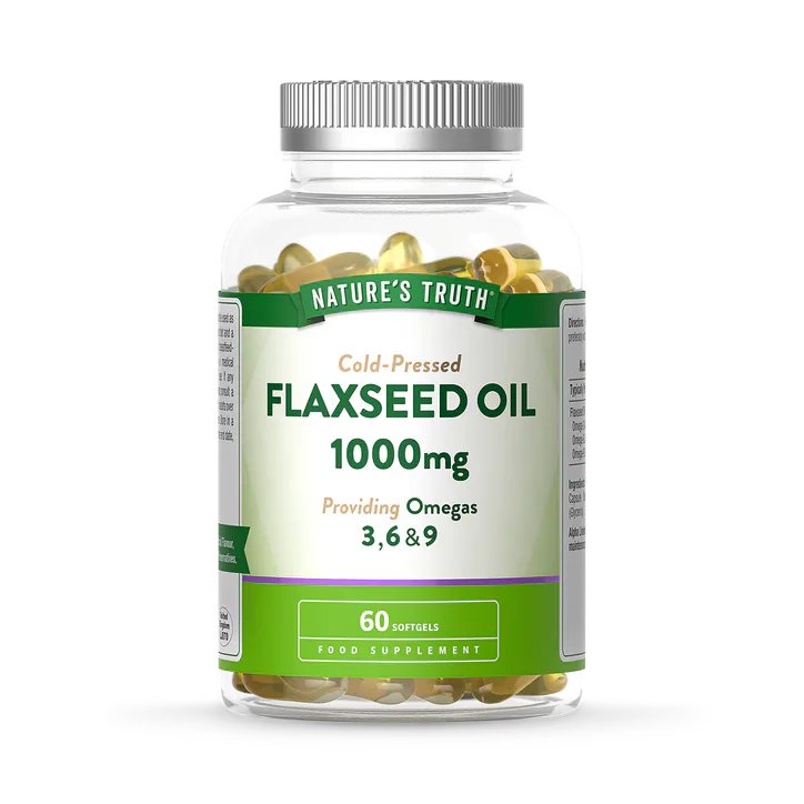 Nature's Truth Flaxseed Oil 1000mg - 60 Softgels