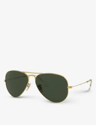 RAY-BAN RB3025 Aviator acetate sunglasses detail 2