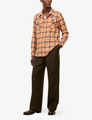 GODS TRUE CASHMERE Seeker Gemstone-Embellished Cashmere Shirt in SUNSTONE, additional product view 2
