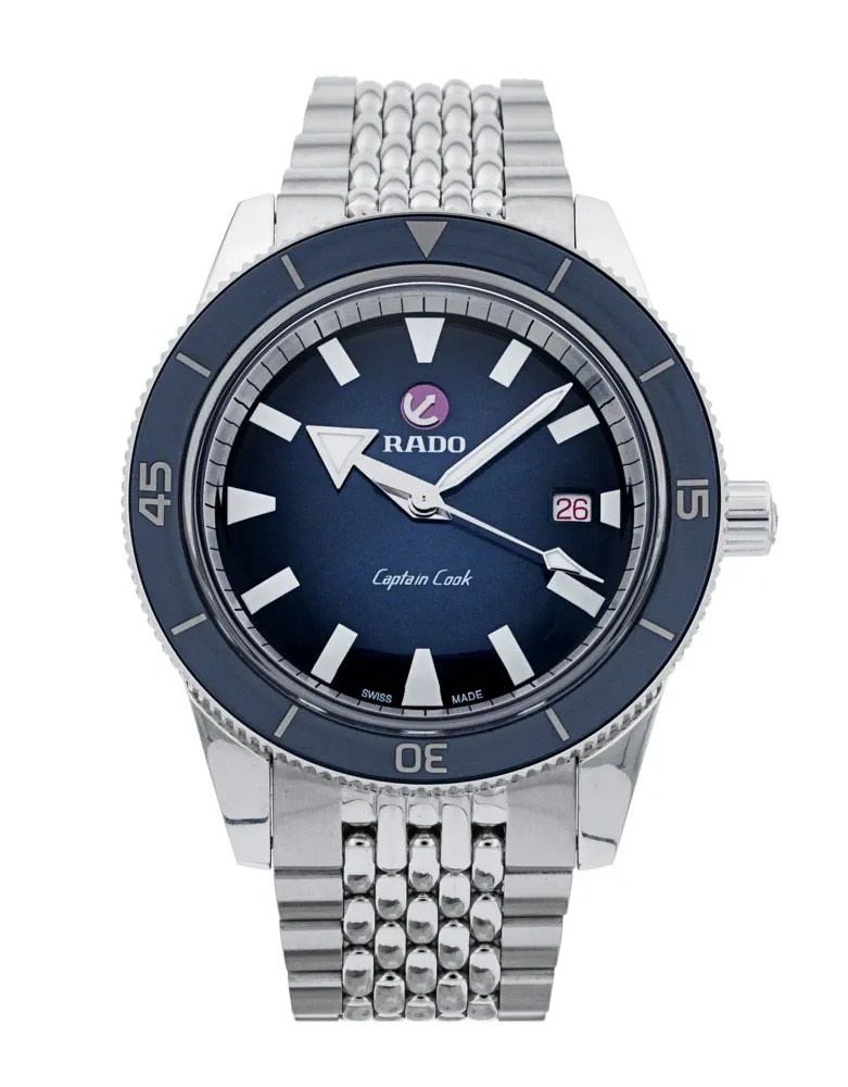 Rado Captain Cook R32505203 — 2021 — Very good in Blue Baton – Pre-owned watches