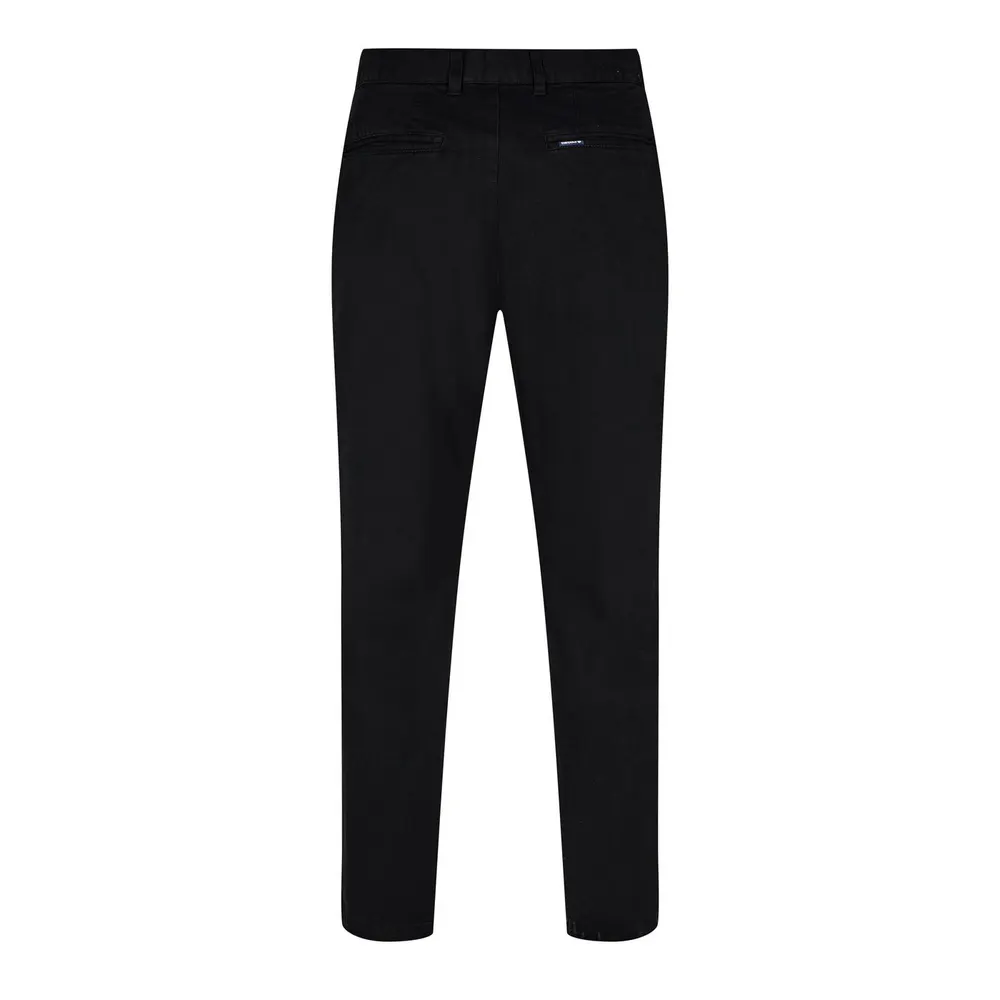 Barbour Washed Stretch Tailored Trousers in Black BK31, additional product view 2
