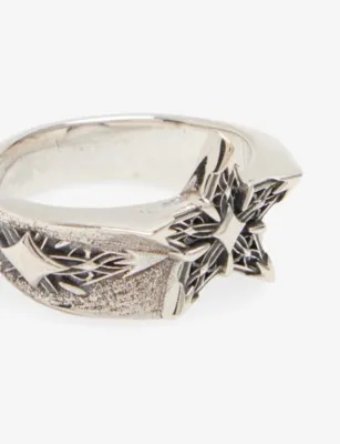 EMANUELE BICOCCHI Stella Notre Dame Sterling-Silver Ring - S/T detail 3