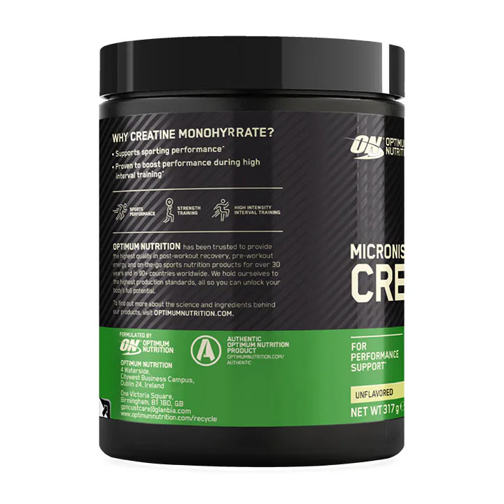 Optimum Nutrition Micronised Creatine Monohydrate 317g detail 2