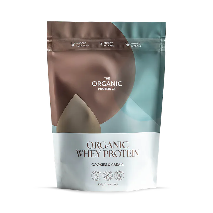 The Organic Protein Co. Organic Whey Protein Cookies & Cream 400 g