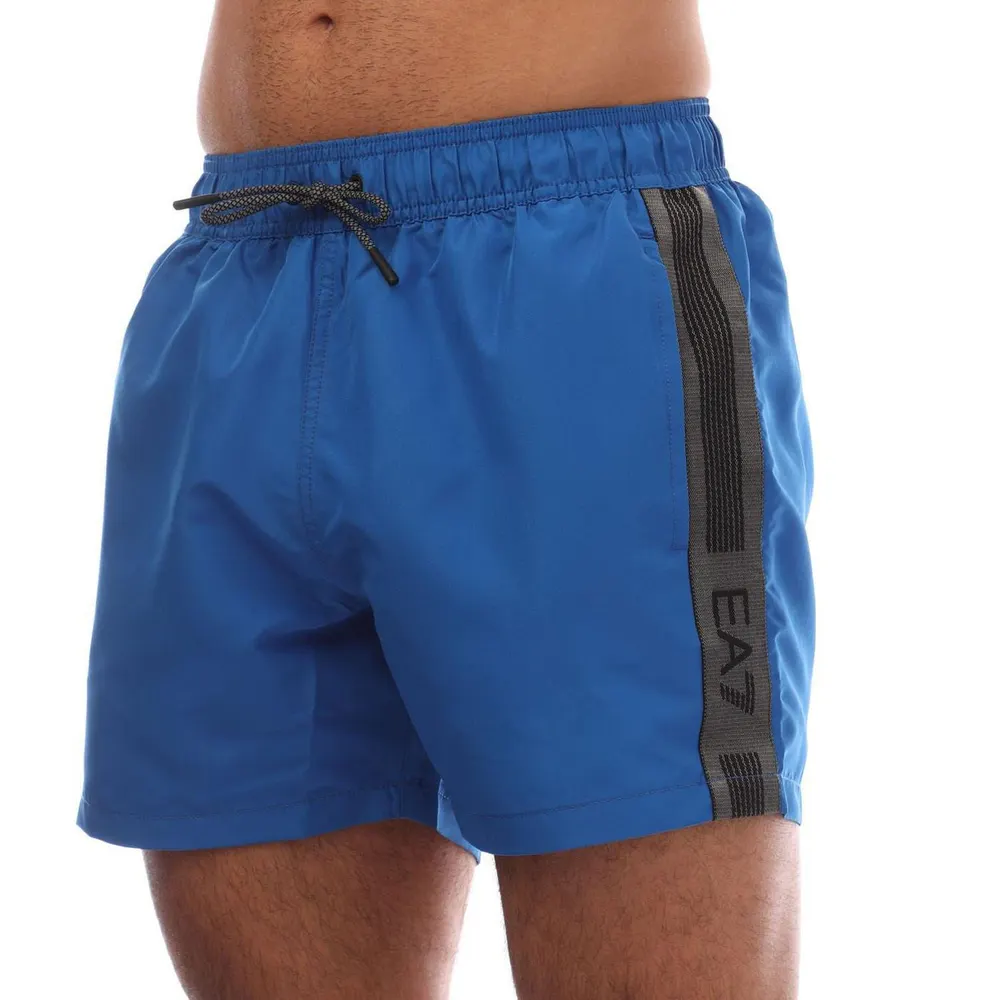 EA7 Logo Tape Swim Shorts