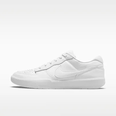 Nike SB Force 58 Premium Skate Shoe - White/White/White/White in White/White/White/White – Nike men's and unisex