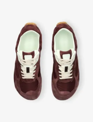 BOTTEGA VENETA Orbit Flash Suede Trainers - EUR 45 / 11 UK MEN in WINE, additional product view 2