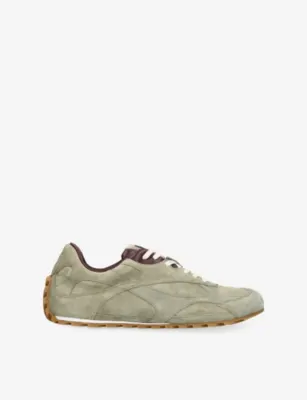 BOTTEGA VENETA Orbit Flash Suede Trainers - EUR 45 / 11 UK MEN in BEIGE COMB – Mens | Trainers | Lace up trainers