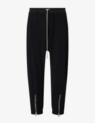 RICK OWENS Tecuatl Zipped Stretch-Jersey Track Pants