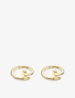 CARTIER Juste un Clou 18ct Yellow-Gold Cufflinks detail 3