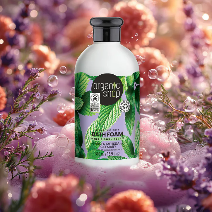 Organic Shop Melissa & Rosemary Skin Elasticity Bath Foam 500ml detail 3