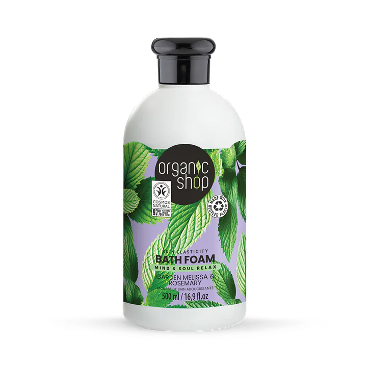 Organic Shop Melissa & Rosemary Skin Elasticity Bath Foam 500ml