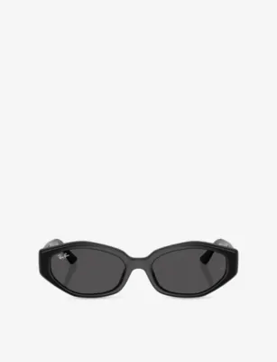RAY-BAN RB4473D Irregular-Frame Injected Sunglasses