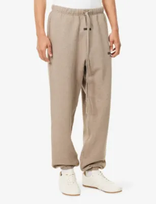 FEAR OF GOD ESSENTIALS Always On Logo-Print Cotton-Jersey Jogging Bottoms detail 3