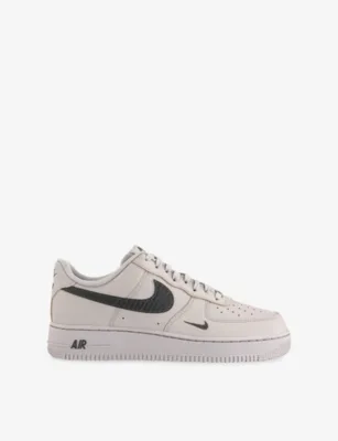 For Him Air Force 1 Leather Trainers - EUR 40 / 6 UK MEN in COLLEGE GREY NEWSPRI – Mens | Trainers | Lace up trainers