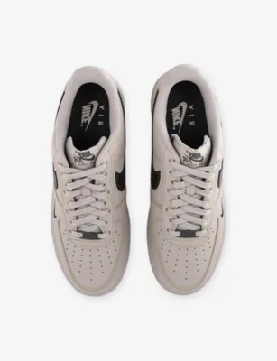 For Him Air Force 1 Leather Trainers - EUR 40 / 6 UK MEN in COLLEGE GREY NEWSPRI, additional product view 2
