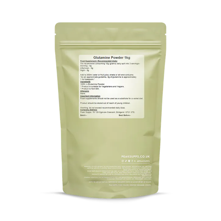 Peak Supps Glutamine Powder 1kg detail 2