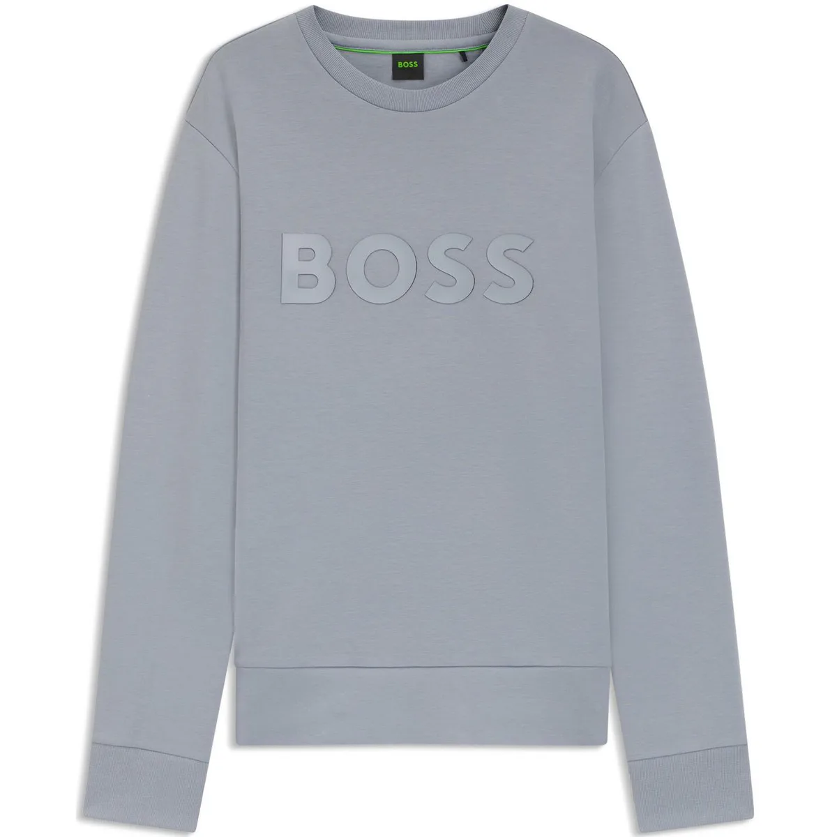 Boss Men's Salbo Stretch Cotton Logo Sweatshirt, Signature Branding