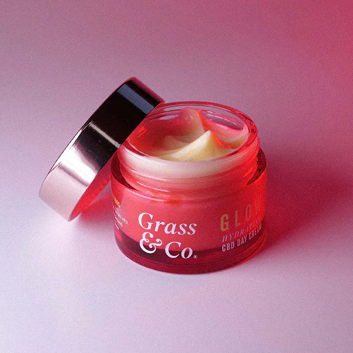 Grass & Co. GLOW Hydrating 250mg CBD Day Cream 50ml, additional product view 2