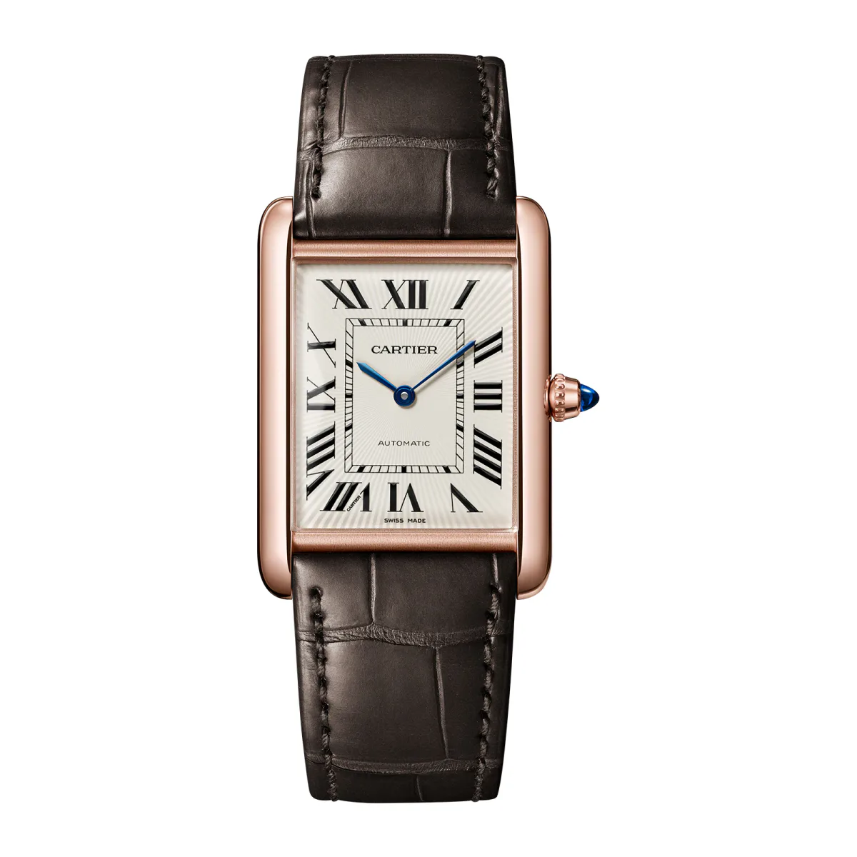 Cartier Tank Louis Cartier watch, large model, mechanical movement with automatic winding