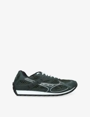 BOTTEGA VENETA Orbit Woven Trainers - EUR 40 / 6 UK MEN in Dark Green – Mens | Trainers | Lace up trainers