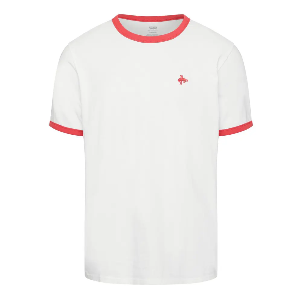 Levis Levis Retro Emb Ringer Tee Bright Wh