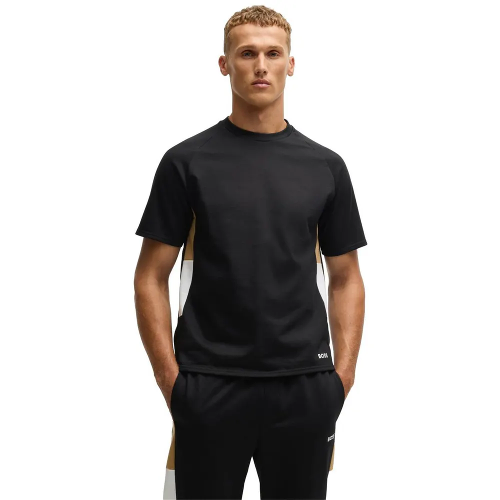 Boss Men's Short Sleeve T-Shirt in Black 001, additional product view 3