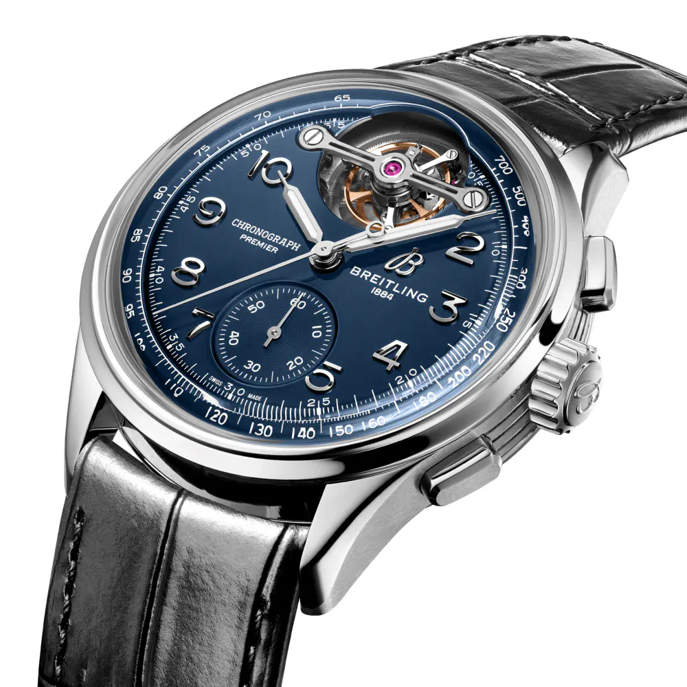 Breitling Premier B21 Chronograph Tourbillion Willy 42 Watch in Blue, additional product view 2