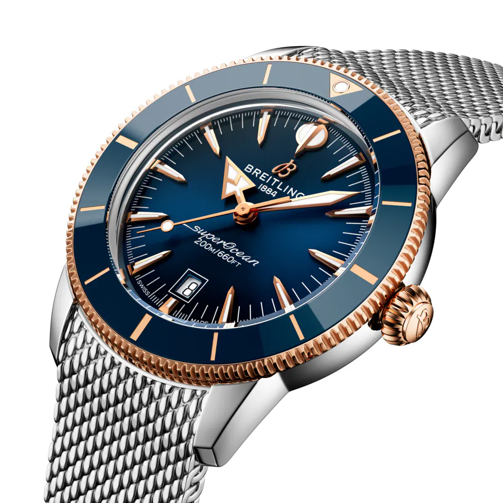 Breitling Superocean Heritage B31 Automatic 44mm Mens Watch Blue 18 in Blue, additional product view 3