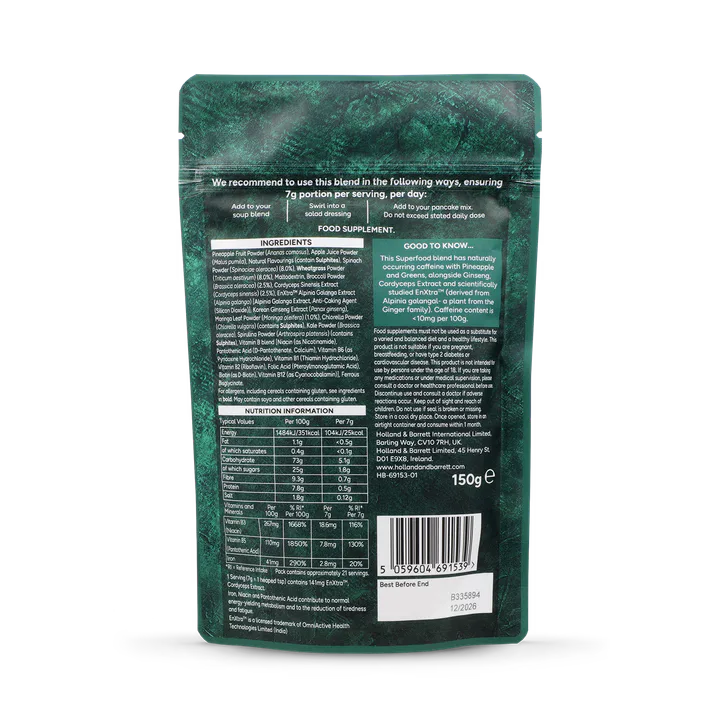 For Him Energy Superfood Blend 150g, additional product view 2