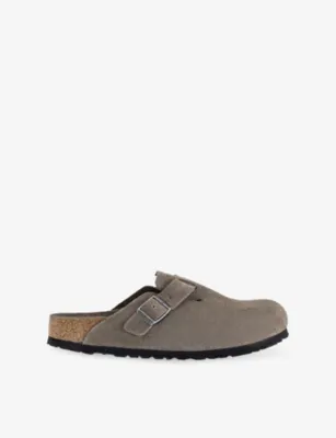 BIRKENSTOCK Boston Suede Clogs - EUR 41.5 / 7.5 UK MEN in CONCRETE GREY SUEDE – Mens | Sandals | Sliders & flip flops