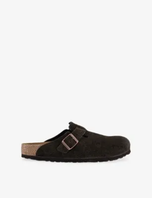 BIRKENSTOCK Boston Suede Clogs - EUR 41.5 / 7.5 UK MEN in MOCHA SUEDE LEATHER – Mens | Sandals | Sliders & flip flops