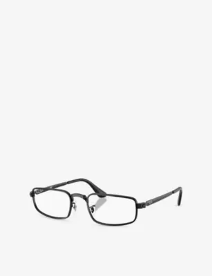 RAY-BAN RB3927V Rectangle-Frame Metal Optical Glasses detail 3