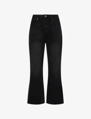 FOUND Mid-Rise Flared Denim Jeans in VINTAGE BLACK – Mens | Jeans | Straight Leg