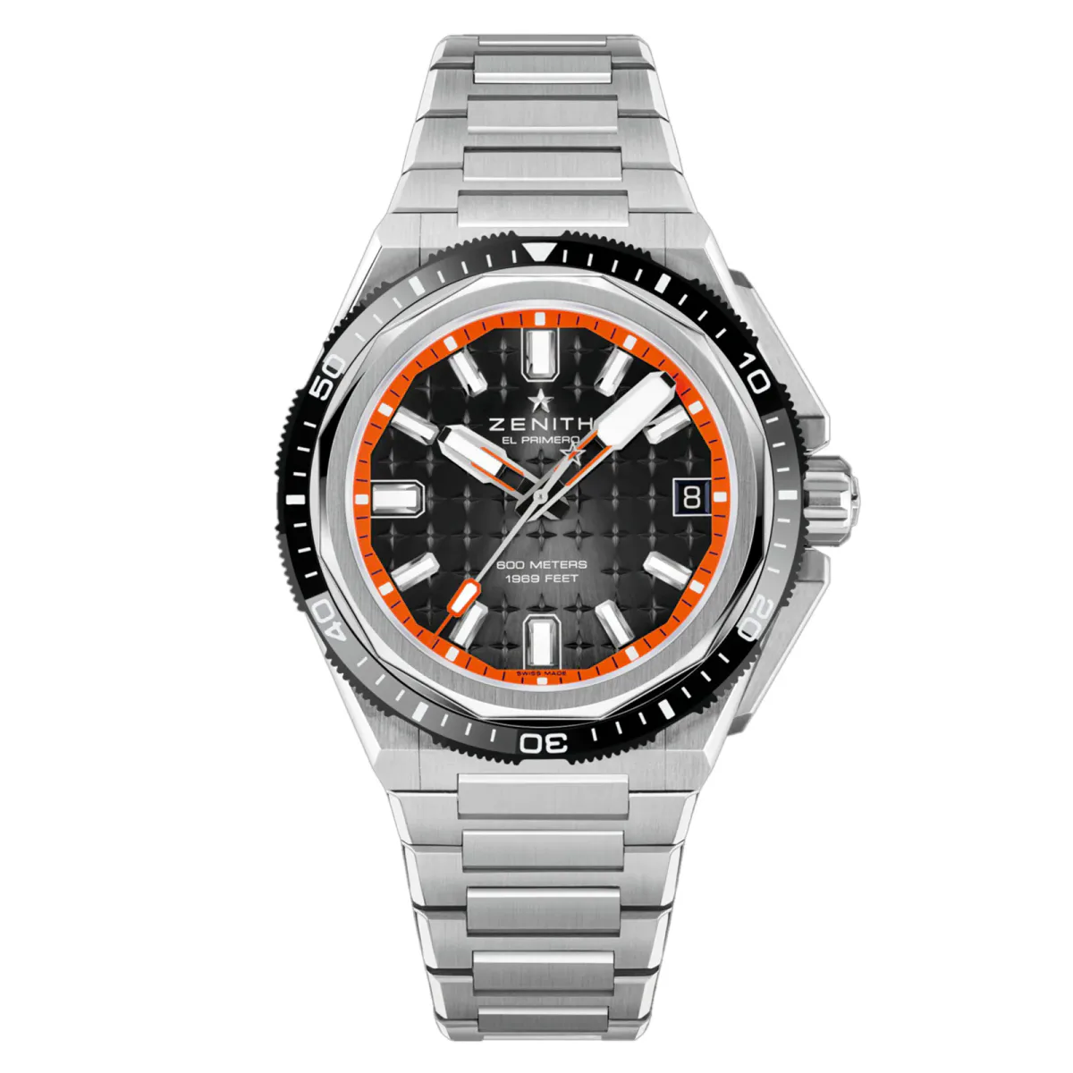 Zenith Defy Extreme Diver 42.5mm Mens Watch Black Interchangeable Strap
