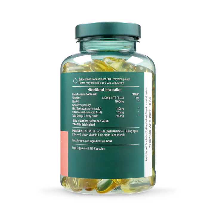 For Him Omega 3 Fish Oil 1200mg 120 Capsules detail 2