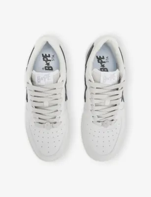 A BATHING APE BAPE STA OS #3 M2 Leather Trainers - EUR 43 / 9 UK MEN detail 2