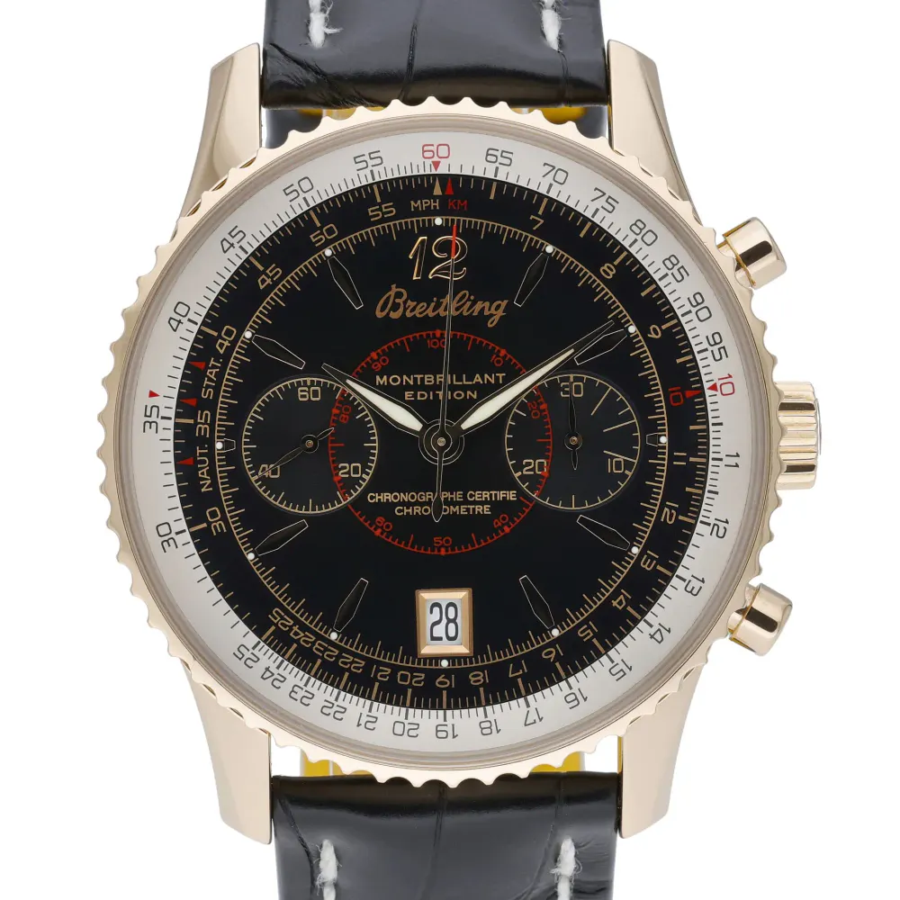 Breitling Montbrillant H48330 — 2007 — Good in Black Baton – Pre-owned watches