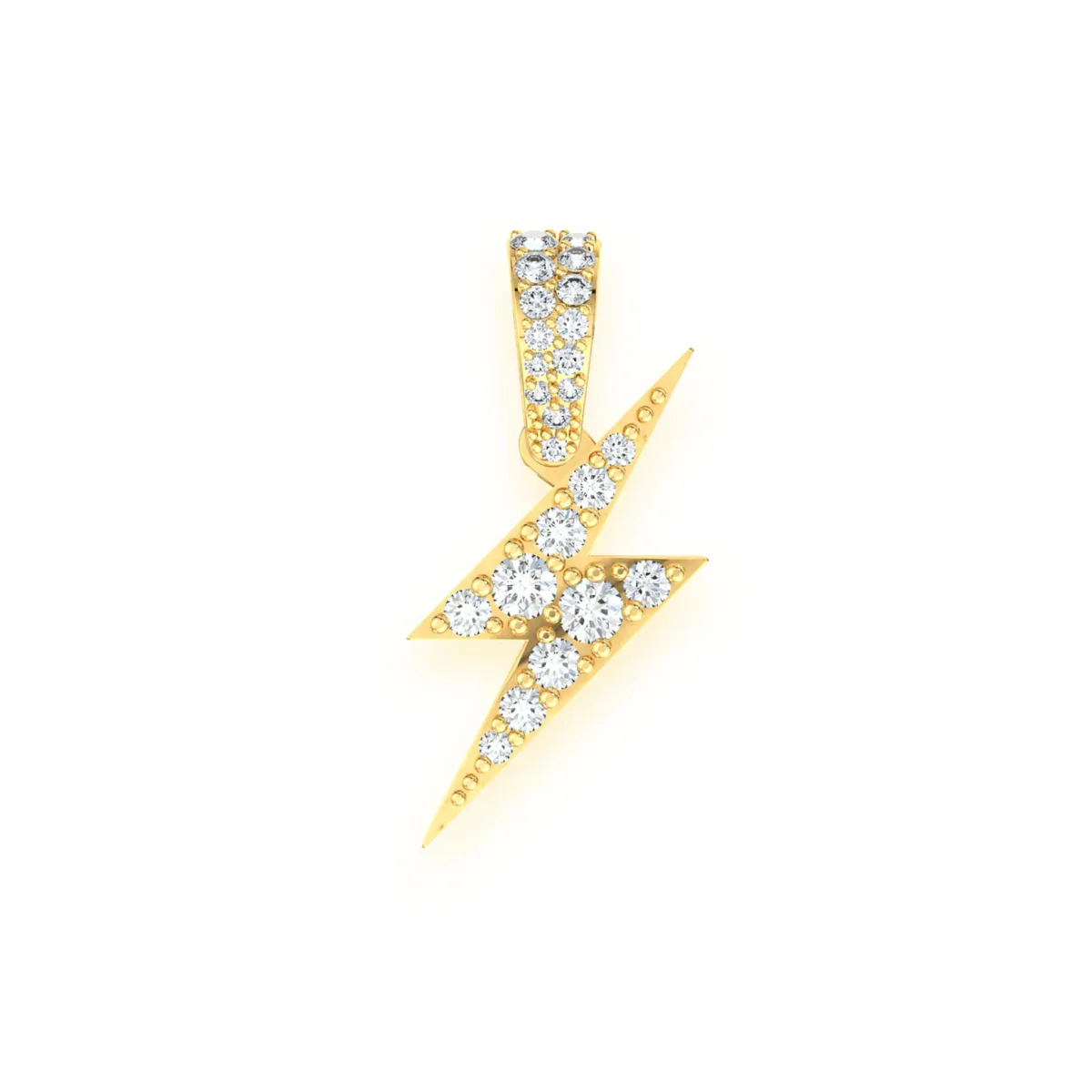 For Him Lightning Bolt Diamond Pendant in 0.50ctw / Rose Gold – Pendant