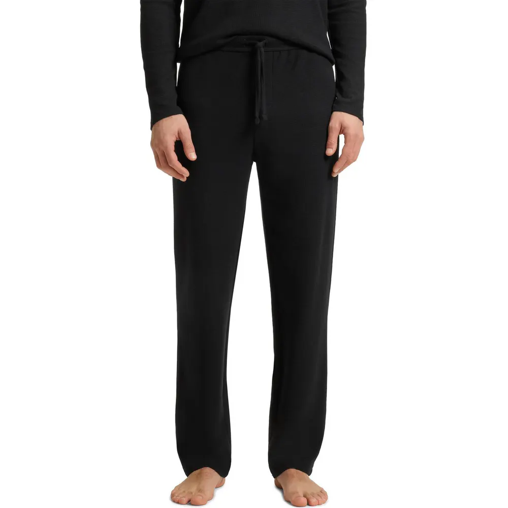 Boss Men's Waffle Open Hem Fleece Joggers detail 2