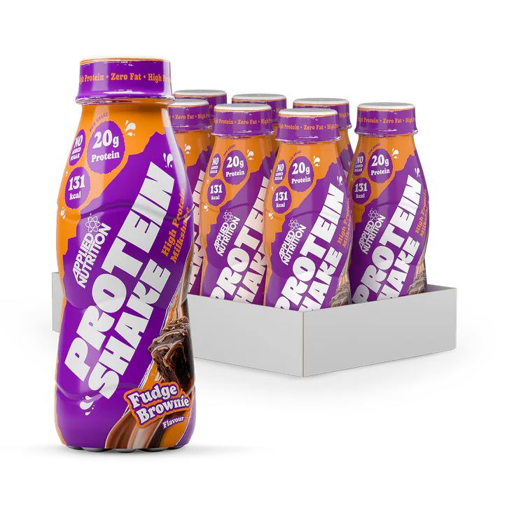 Applied Nutrition High Protein Shake - 20g Protein - Fudge Brownie - 8 x 330ml