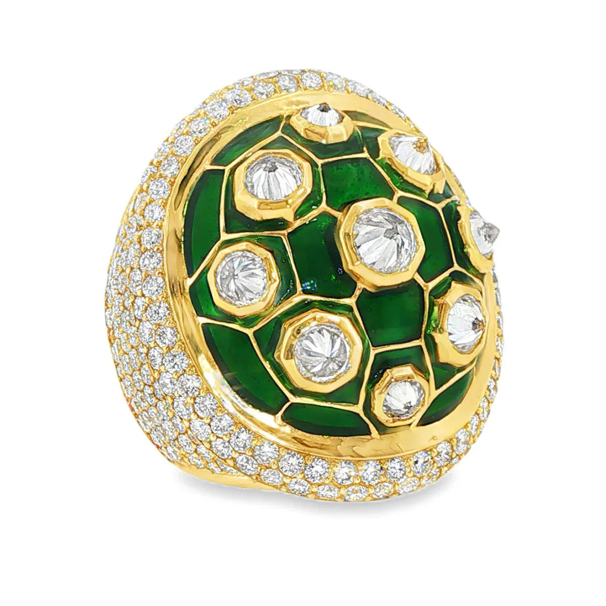 DANNY - For Him CUSTOM Shell Ring 71719 in Yellow Gold / 10 – Ring