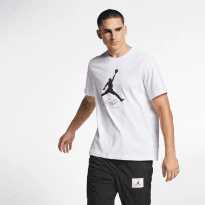 Jordan Jumpman Flight Men's T-Shirt - White/Black