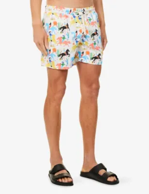 ARRELS BARCELONA Cowboy Printed Swim Shorts detail 3