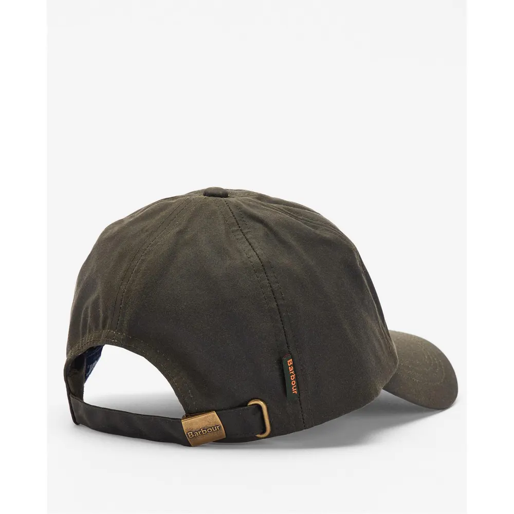 Barbour Waxed Sports Cap detail 2
