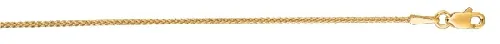 JALGAS - ROYAL CHAIN GROUP 14k Yellow Gold Shiny Round Wheat Chain 1.2mm 20 Inches 38188 in Yellow – Chain