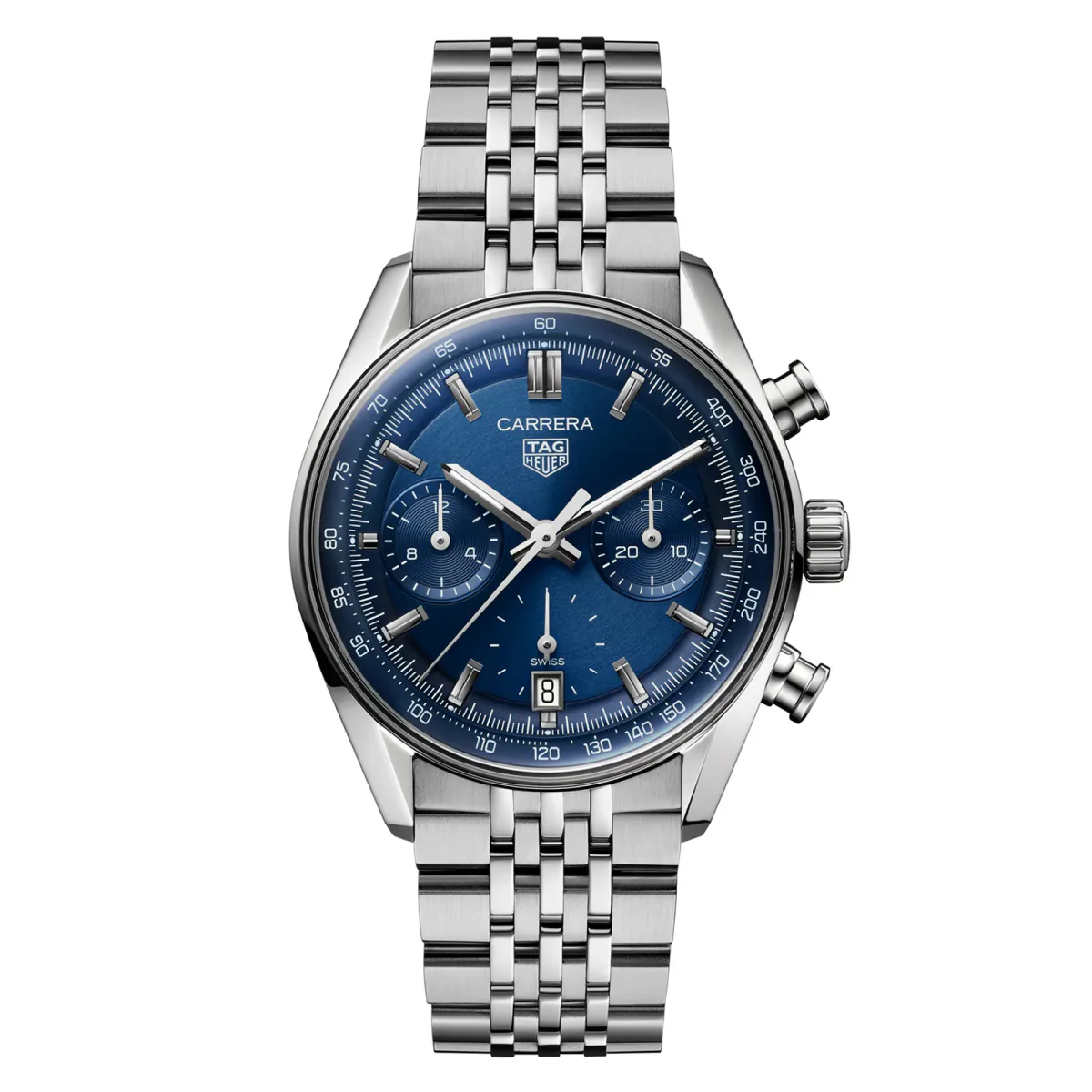 TAG Heuer Carrera Chronograph 39mm Mens Watch Blue