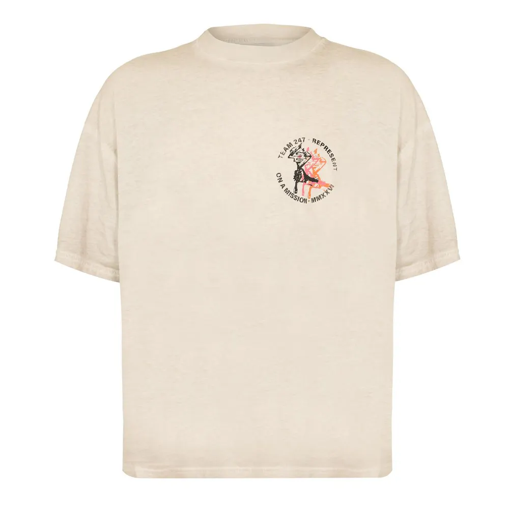 Represent 247 Men's Short Sleeve Performance Gym Top